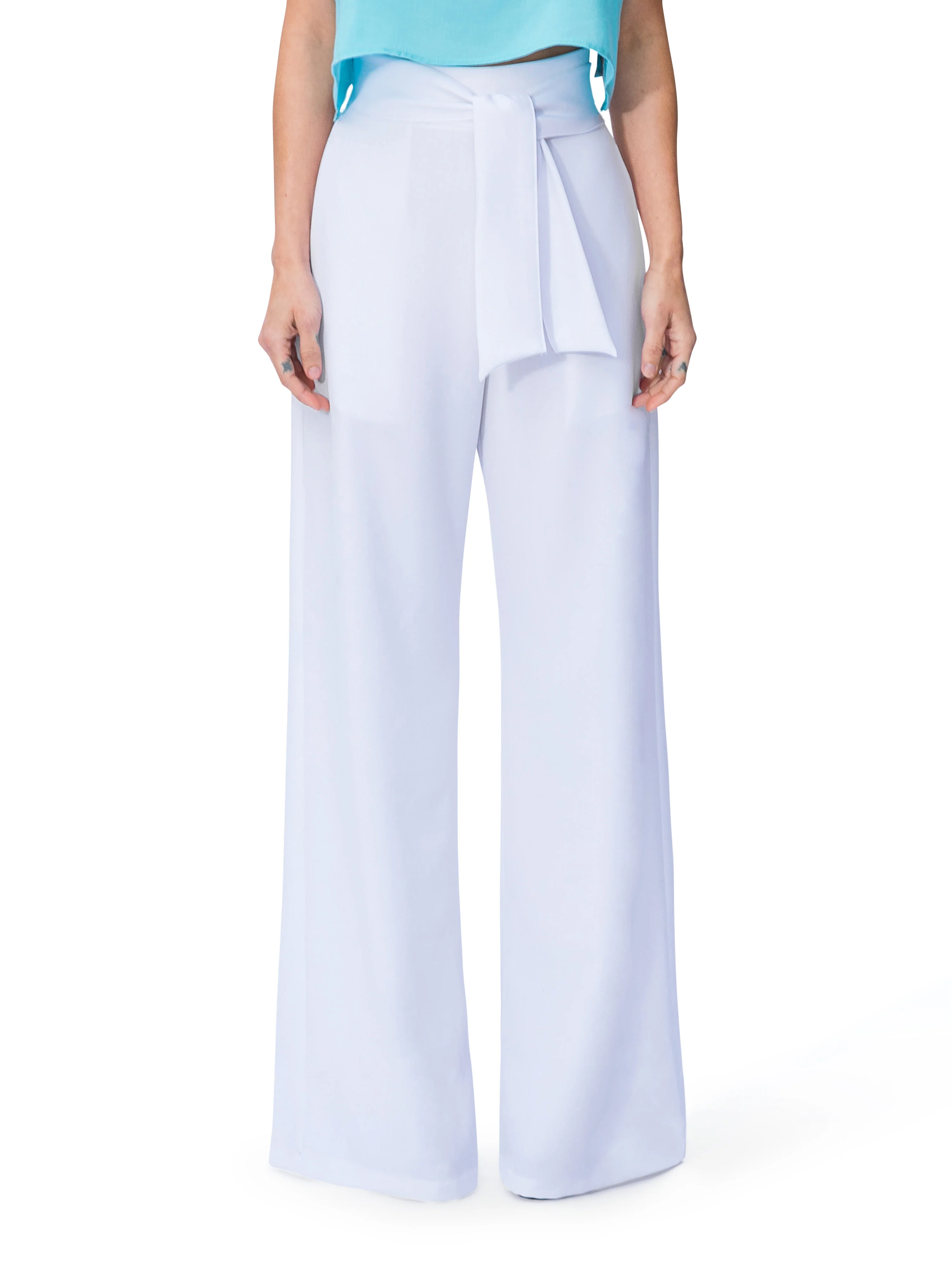 "Athena" Belted High Waist Pants - Image 4