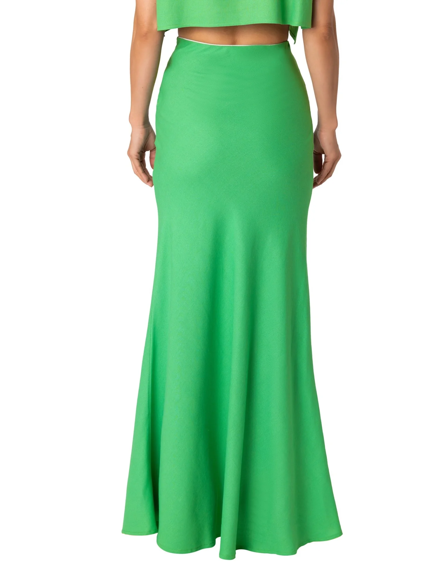 "Bondi" Green Mermaid Maxi Skirt - Image 9