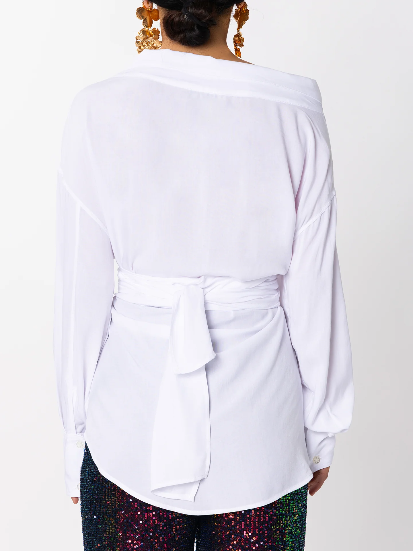 "Cupid" Wrap Shirt - Image 7