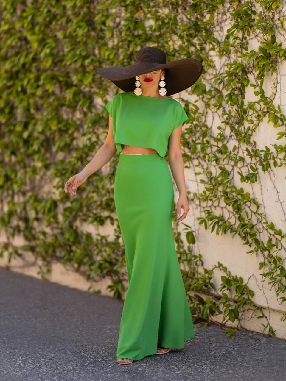 "Fiji" Green Crop Top - Image 3