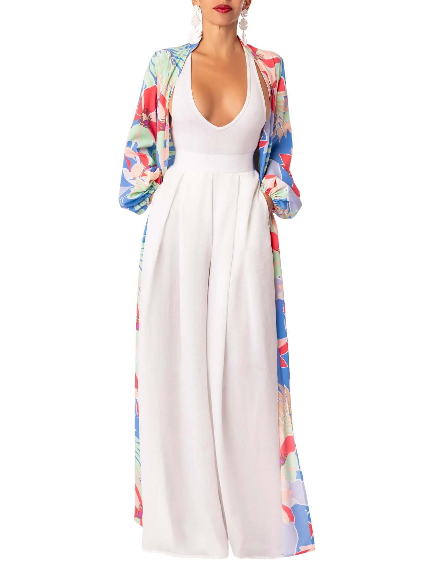 “Havana” Blue Print Duster - Image 6