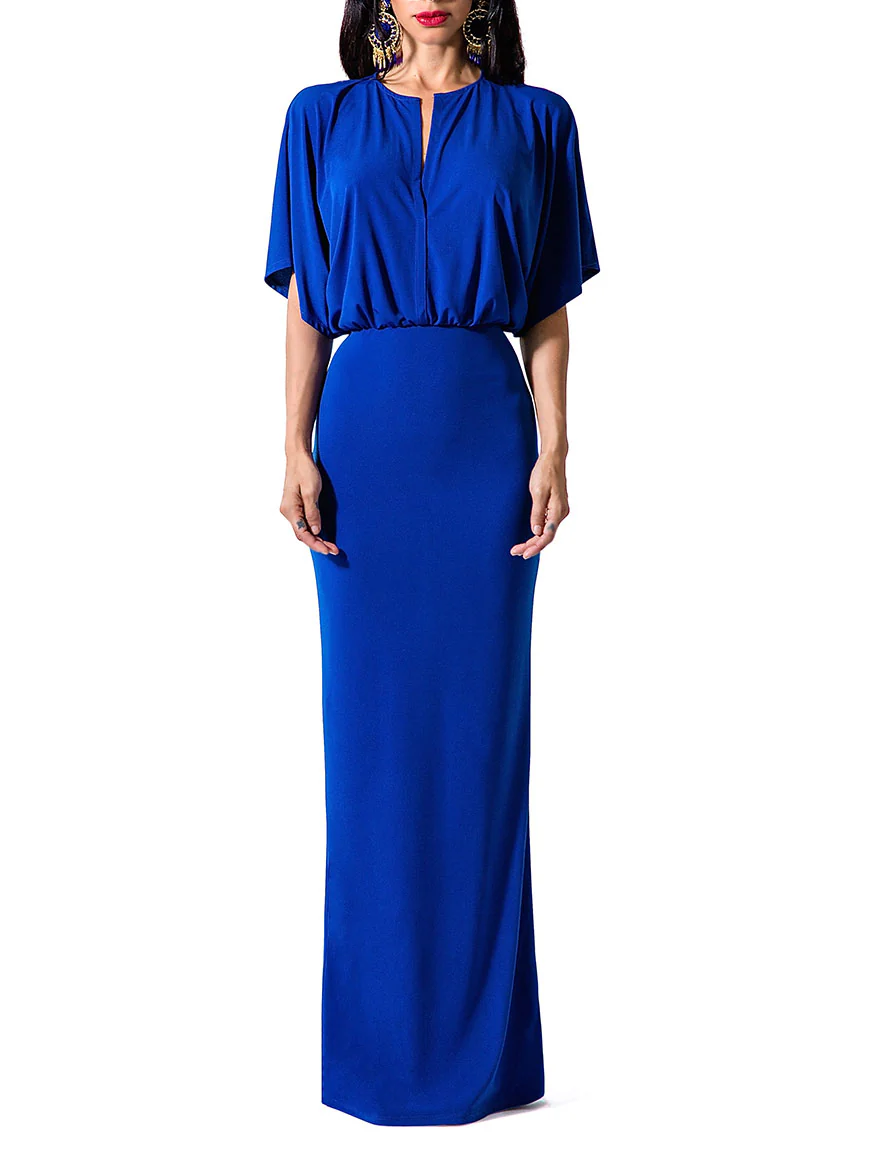 "Helena" V-Neck Maxi Dress - Image 3