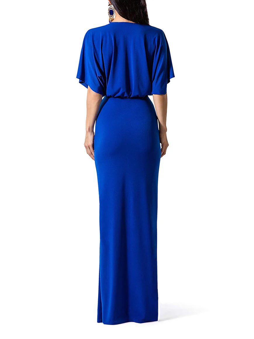 "Helena" V-Neck Maxi Dress - Image 5