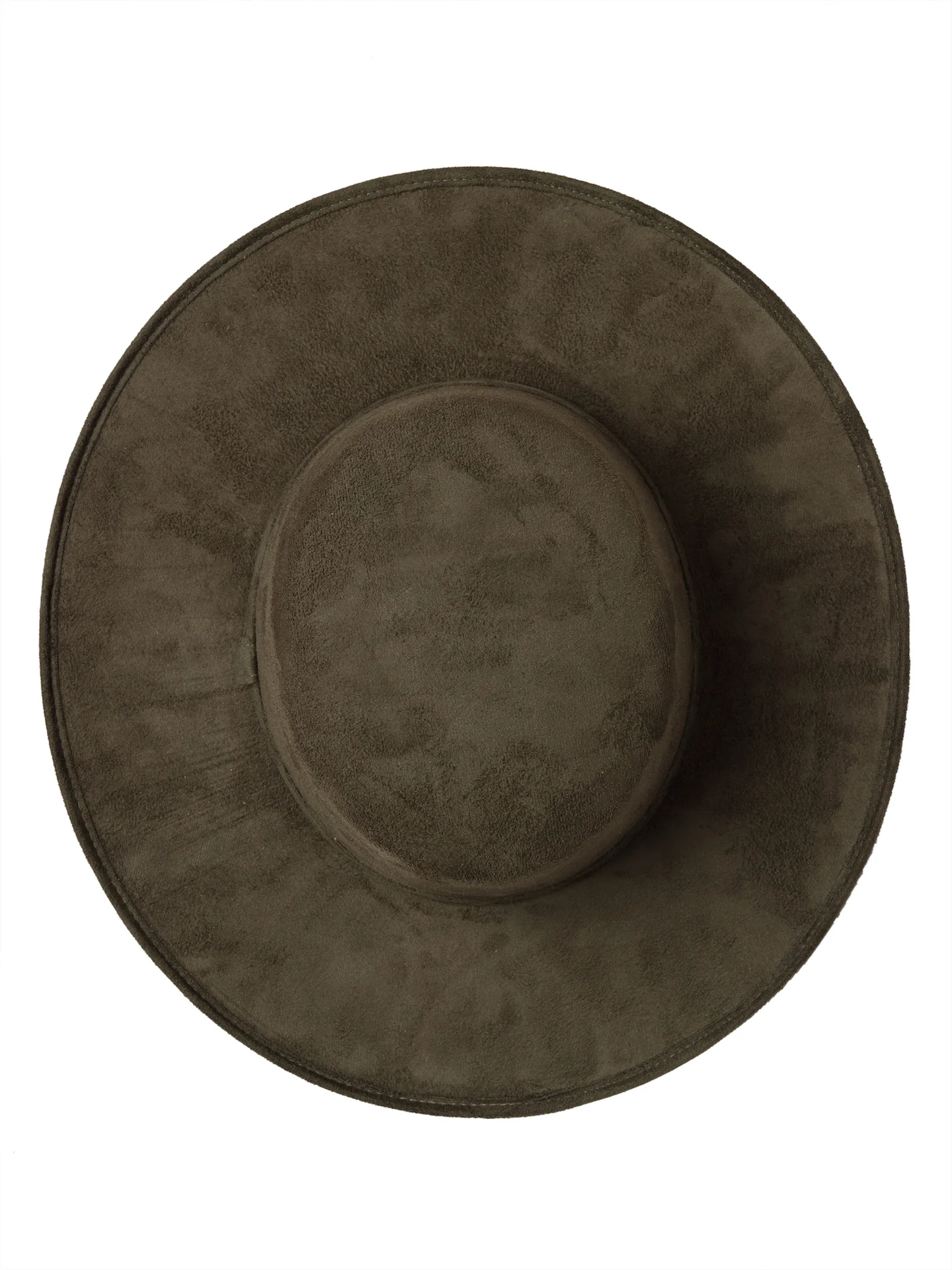 "Icon" Olive Embellished Wide Brim Hat - Image 4