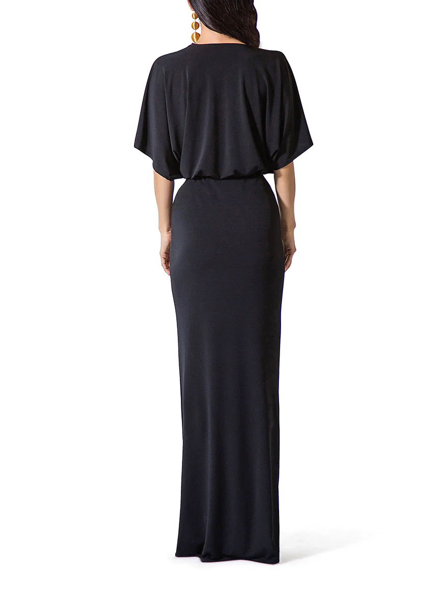 "Jamie" V-Neck Maxi Dress - Image 4