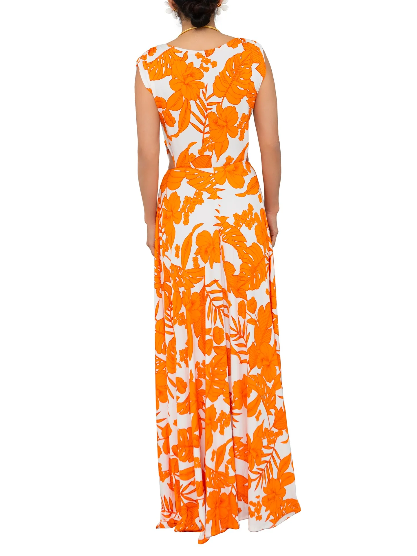 "Mandarin" Stretch Cut Out Dress - Image 6