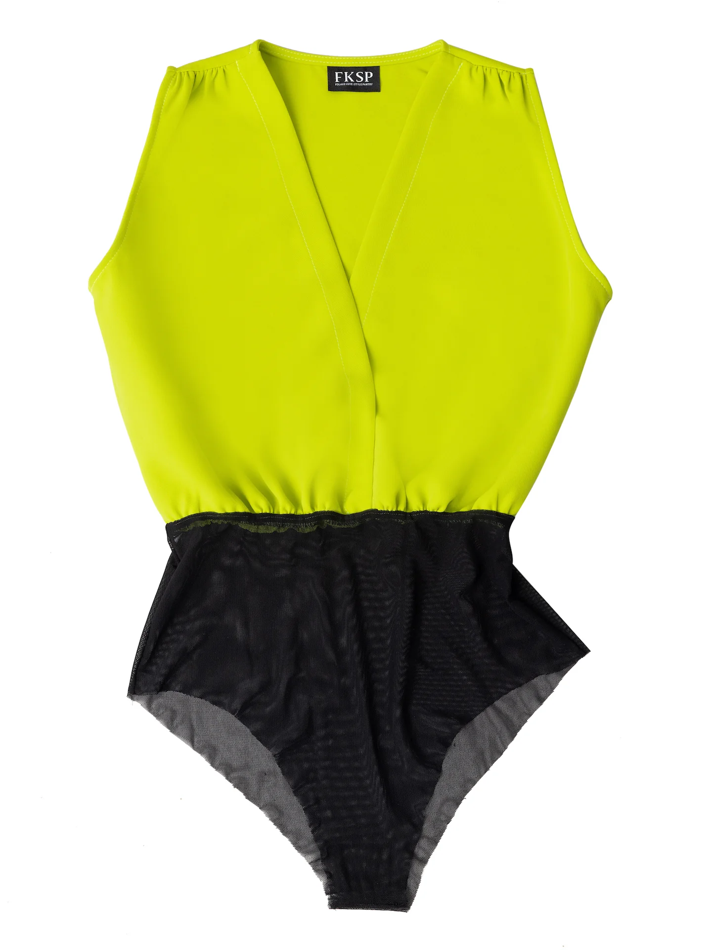 "Matcha" Lime Sleeveless Bodysuit - Image 7