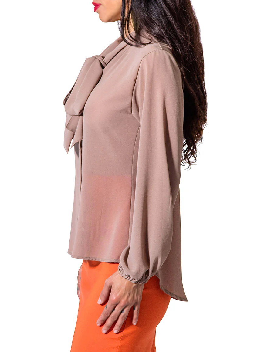 "MiMi" Pussy Bow Shirt - Image 3