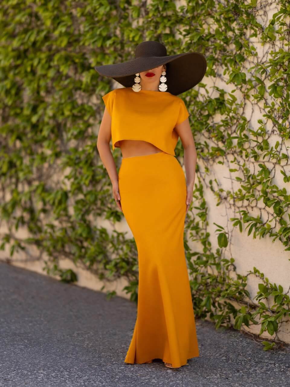 "Naples" Yellow Crop Top - Image 4