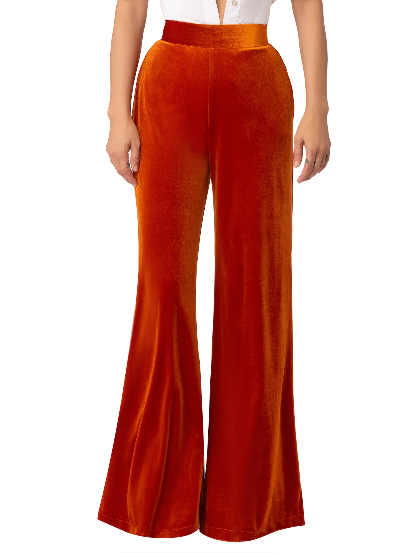 “Octavia” Copper High Waist Pants - Image 4