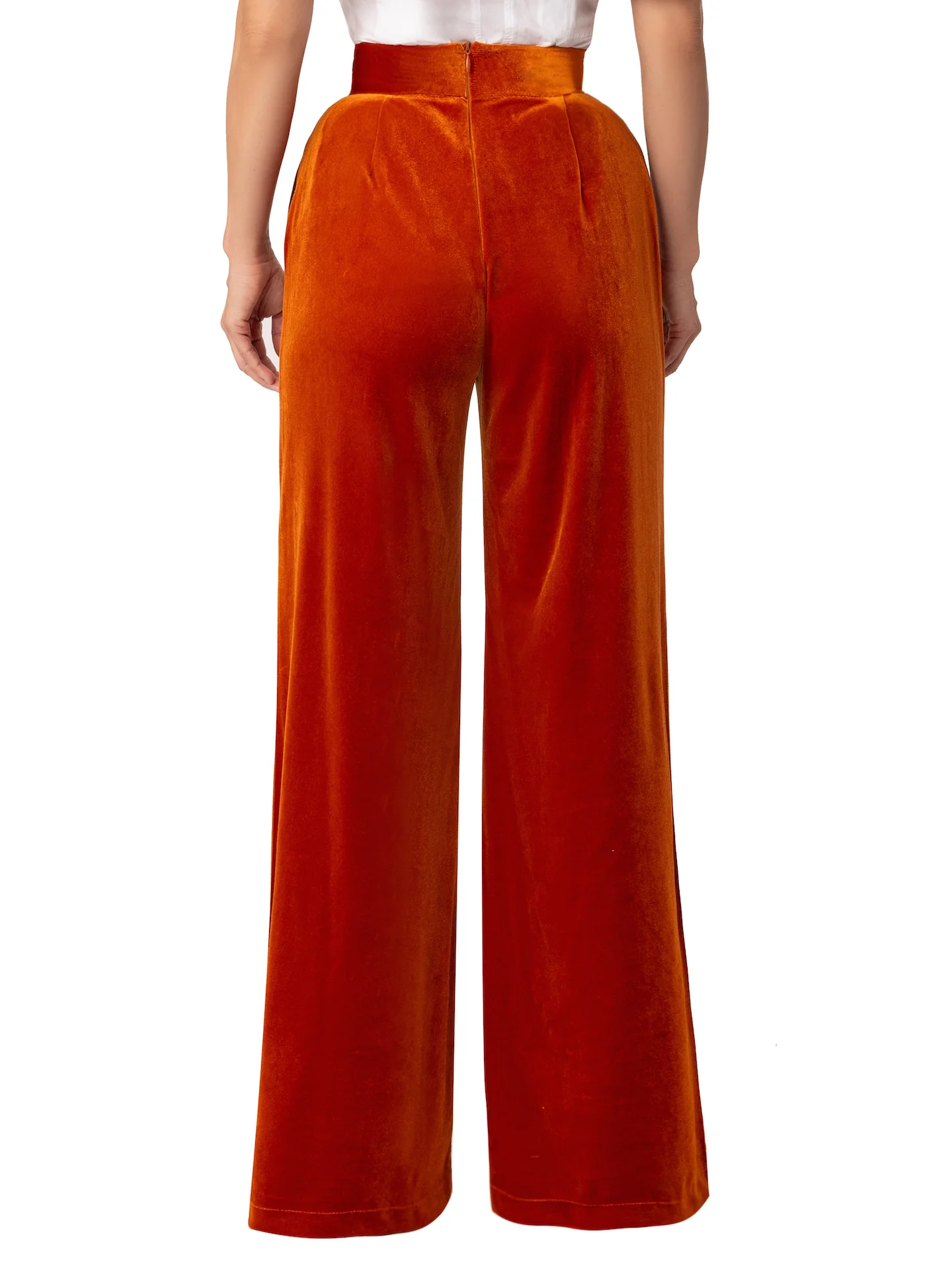 “Octavia” Copper High Waist Pants - Image 6