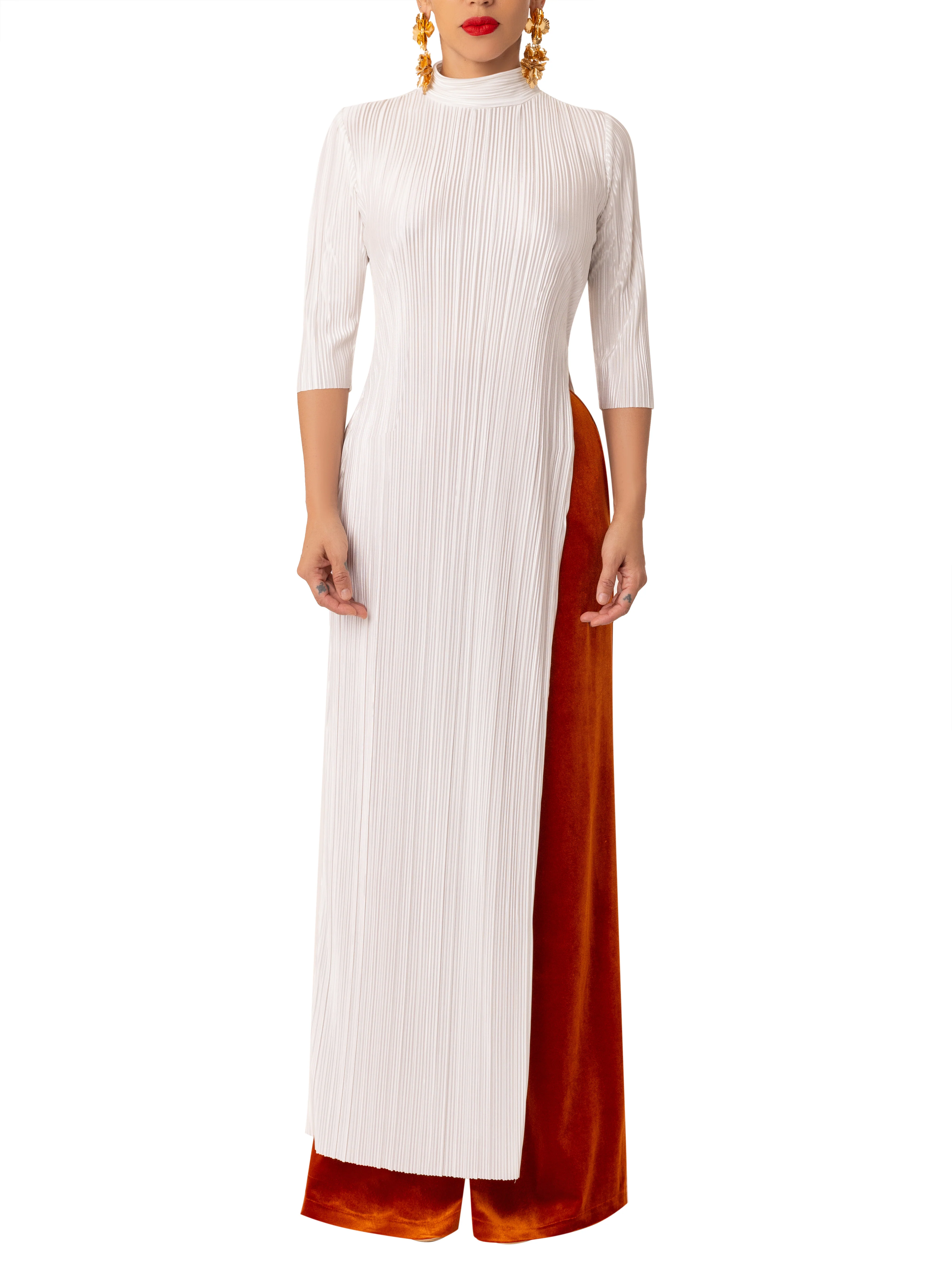 “Pearl” White Maxi Top - Image 5