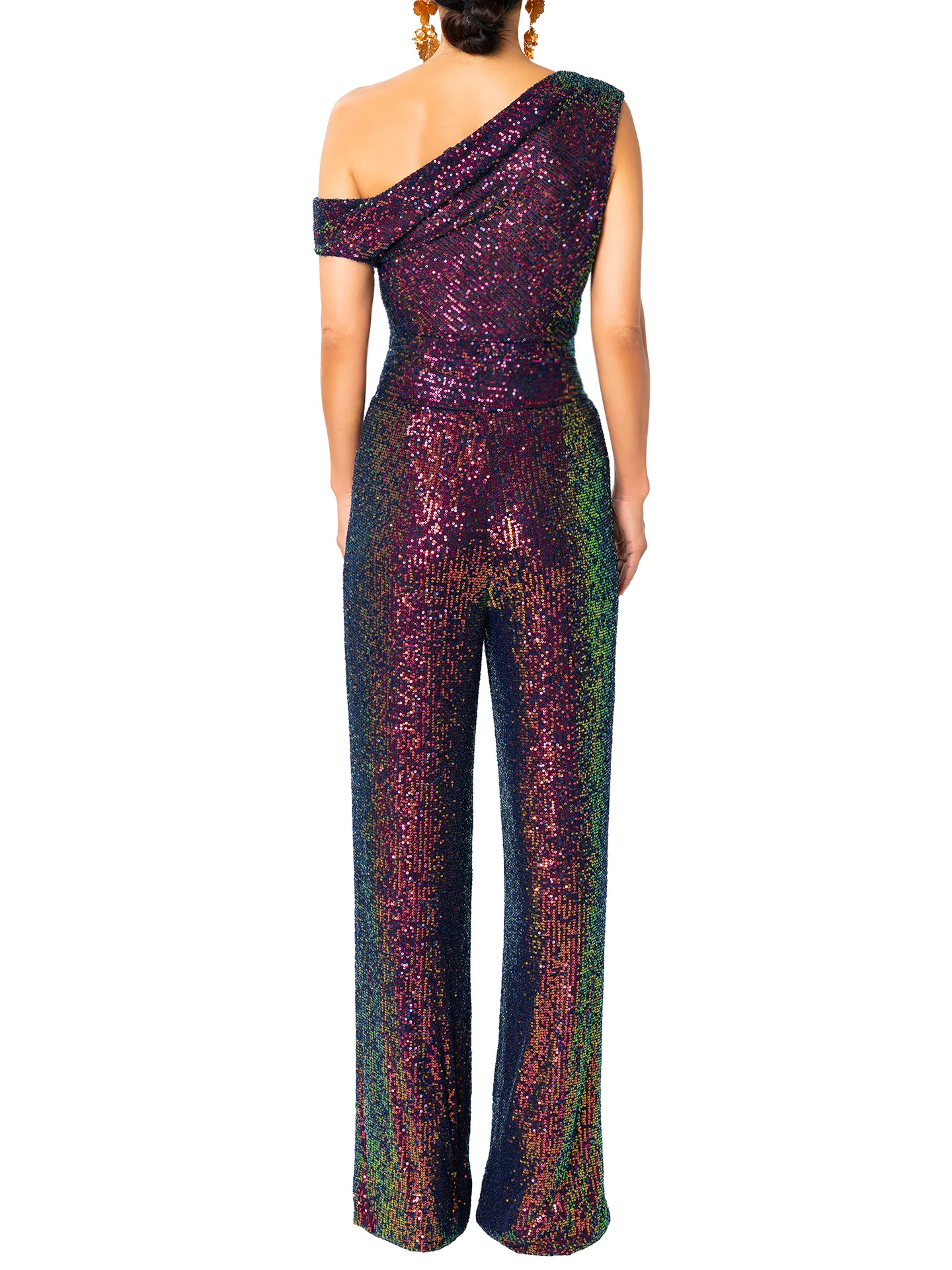 "Pristine" Off Shoulder Jumpsuit - Image 5