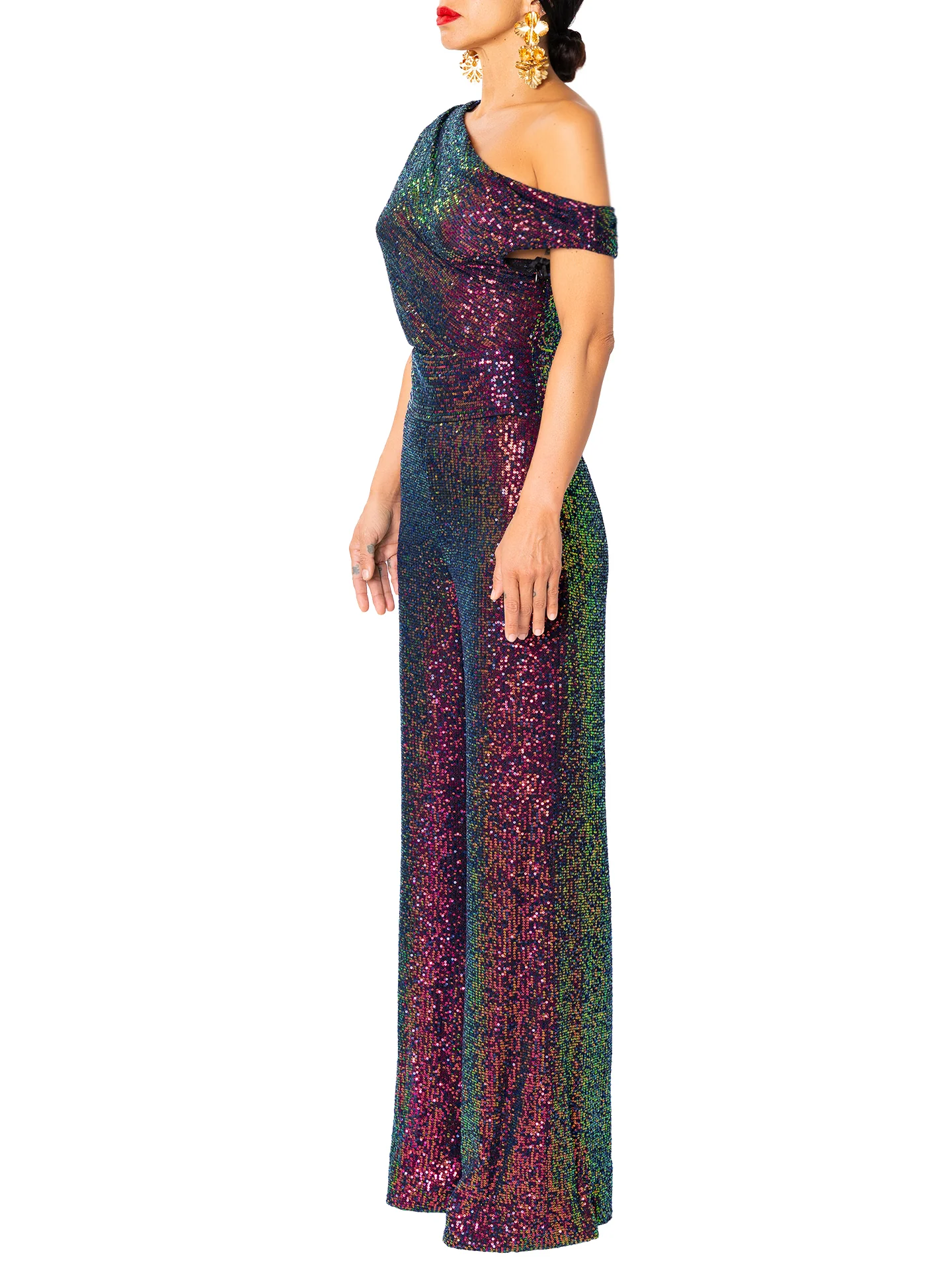 "Pristine" Off Shoulder Jumpsuit - Image 6