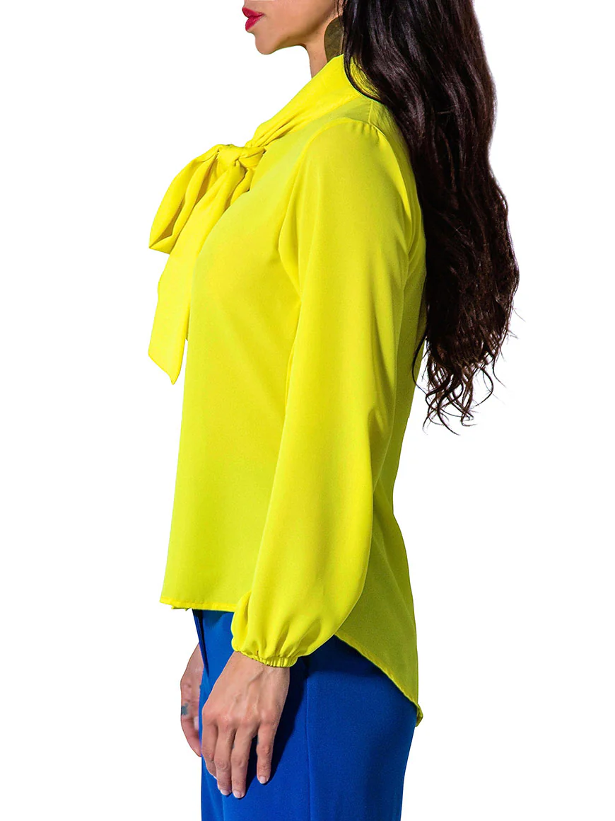 "ZuZu" Pussy Bow Shirt - Image 3